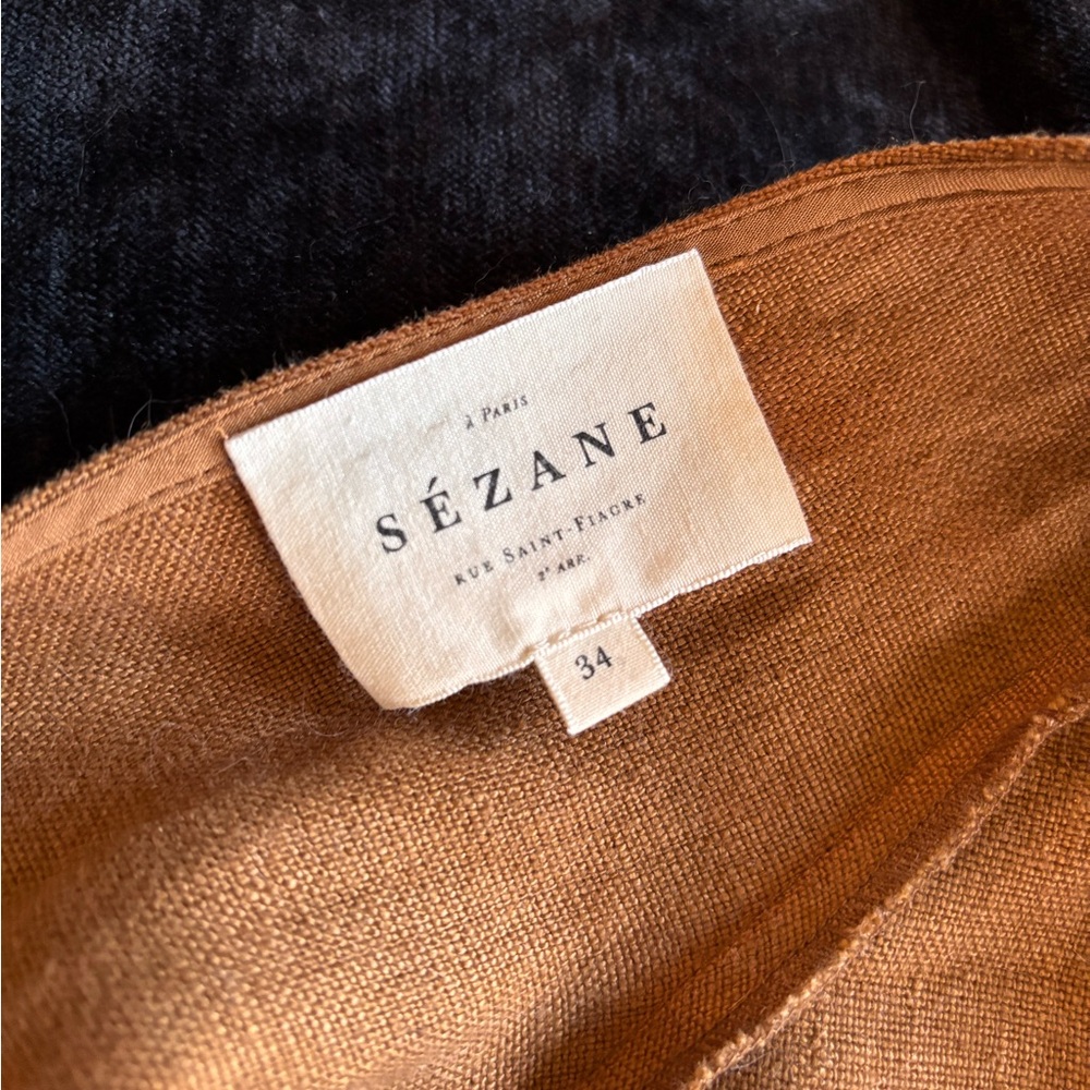 Sezane Odalie Backless Linen Midi
Dress Mocha EU 34 - Picture 5 of 10